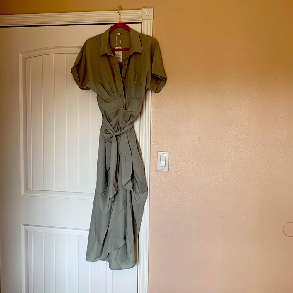 Shein Dove gray dress new with tags